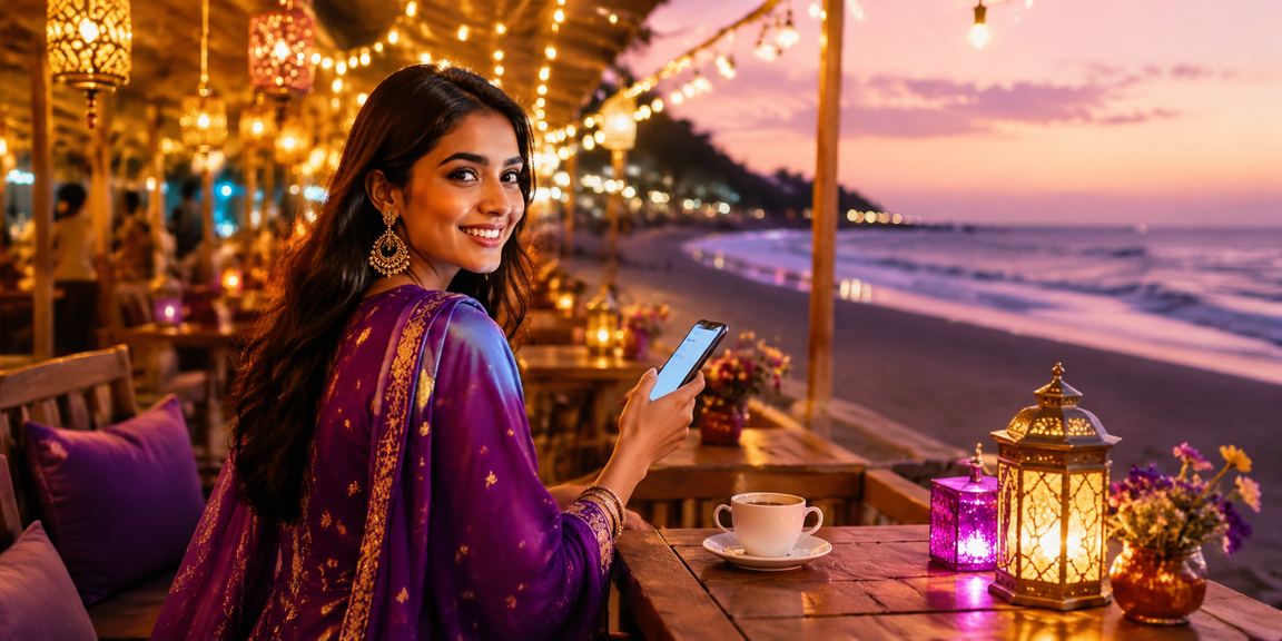 কক্সবাজারে ঈদ উপলক্ষে মোবাইল পেমেন্ট দেখছে একজন ব্যবহারকারী
